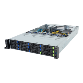 Gigabyte R264-S33 AI, AI Training, AI Inference, Visual Computing, Networking, Hybrid/Private Cloud Server R264-S33-AAV1