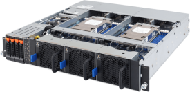 Gigabyte H242-Z10 HCI, Edge & Hybrid/Private Cloud Server, rear access