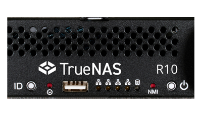 TrueNAS R10 Storage front view