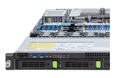 Gigabyte R183-S95 server front