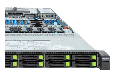 Gigabyte R183-S96 server front