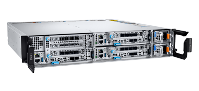 Dell PowerEdge XR8000 with 1x 2U sled and 2x 1U sleds