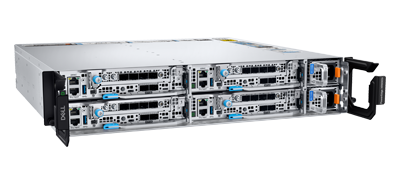 Dell PowerEdge XR8000 with 4x 1U sleds
