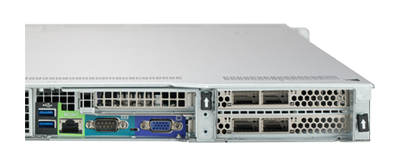 SuperServer 1029UZ-TN20R25M rear detail side