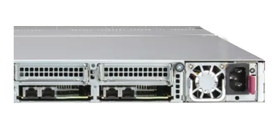 Supermicro CloudDC SuperServer 122C-TN rear