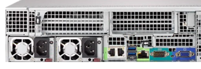 Supermicro SuperServer 2029U-E1CR25M rear