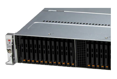 Supermicro 2115S-NE332R rear of system