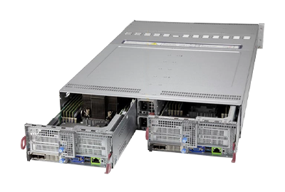 BigTwin SuperServer 220BT-DNC8R rear view nodes