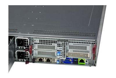 Supermicro BigTwin SuperServer 222BT-DNR rear