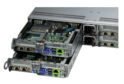 Supermicro SuperServer 222BT-HER rear