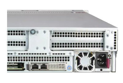 Supermicro CloudDC SuperServer 222C-TN rear