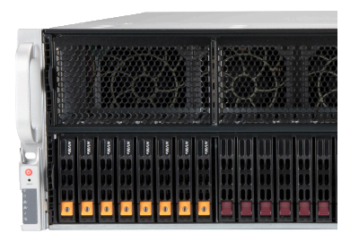 Supermicro GPU SuperServer 421GE-TNRT3 front