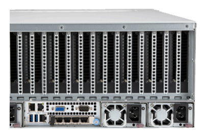 Supermicro GPU SuperServer 421GE-TNRT3 rear