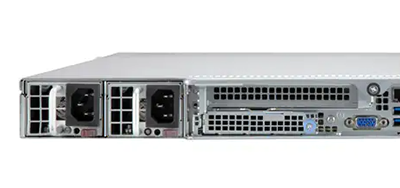 Supermicro CloudDC SuperServer 610C-TR rear view