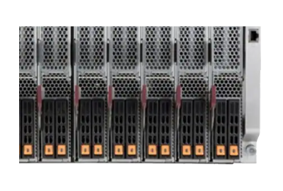 Supermicro SuperBlade 612B-1C2N front of nodes