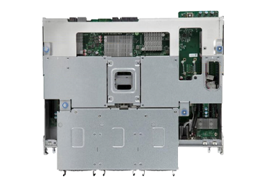 Supermicro Storage SuperServer 640SP-E1CR90 node top view