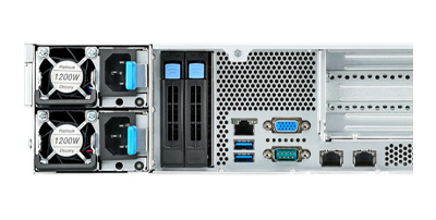 Tyan TS70B8056 B8056T70V8E6HR-2T-HE Storage Server rear