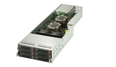 Supermicro FatTwin F629P3-RC1B Server node angle view