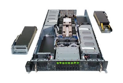 Gigabyte G293-S47 GPU Server front detail