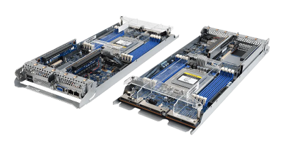 Gigabyte H242-Z10 front panel view