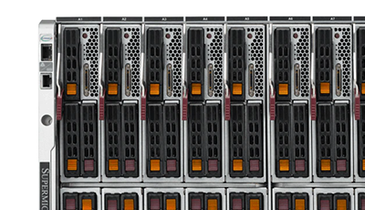 Supermicro 610J-822, Supermicro 610J-622, Supermicro 610J-422 front detail view