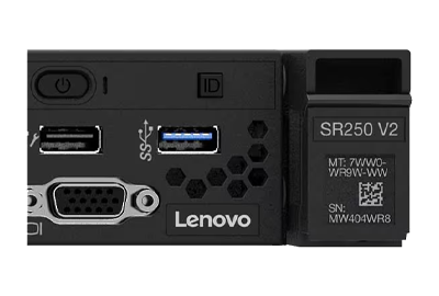 Lenovo ThinkSystem SR250 V2 front