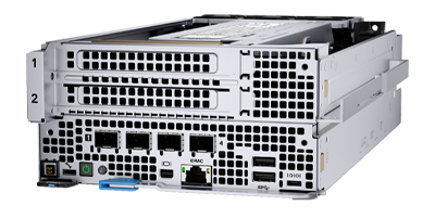 Dell PowerEdge XR4520c sled ports